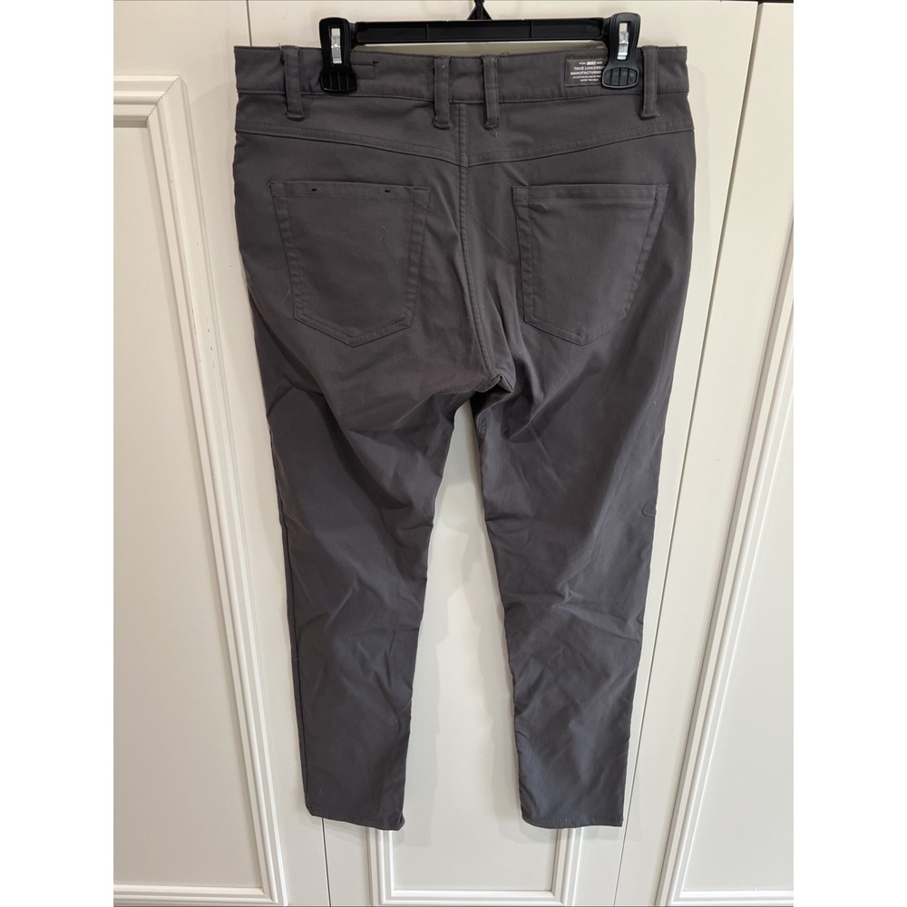 True Linkswear All Day Pants Size‎ 33 Gray Slim Tapered Golf Performance Classic - Picture 3 of 10
